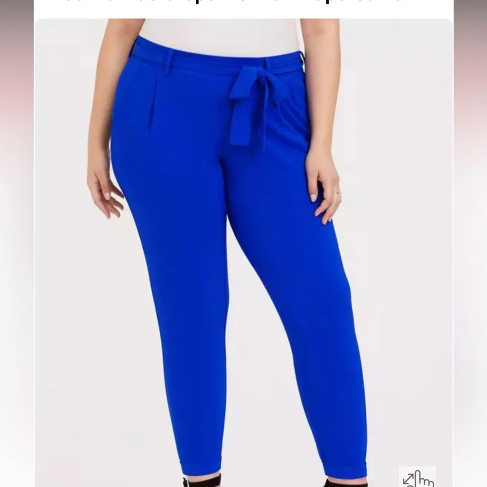 Torrid Electric Blue Pants - Picture 1 of 5